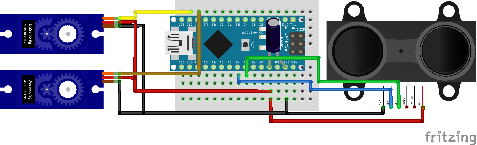 Wiring diagram of the Lidar