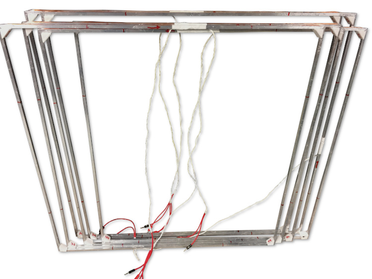 The 6 coil frames