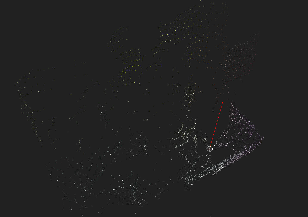 A point cloud from Lidar data