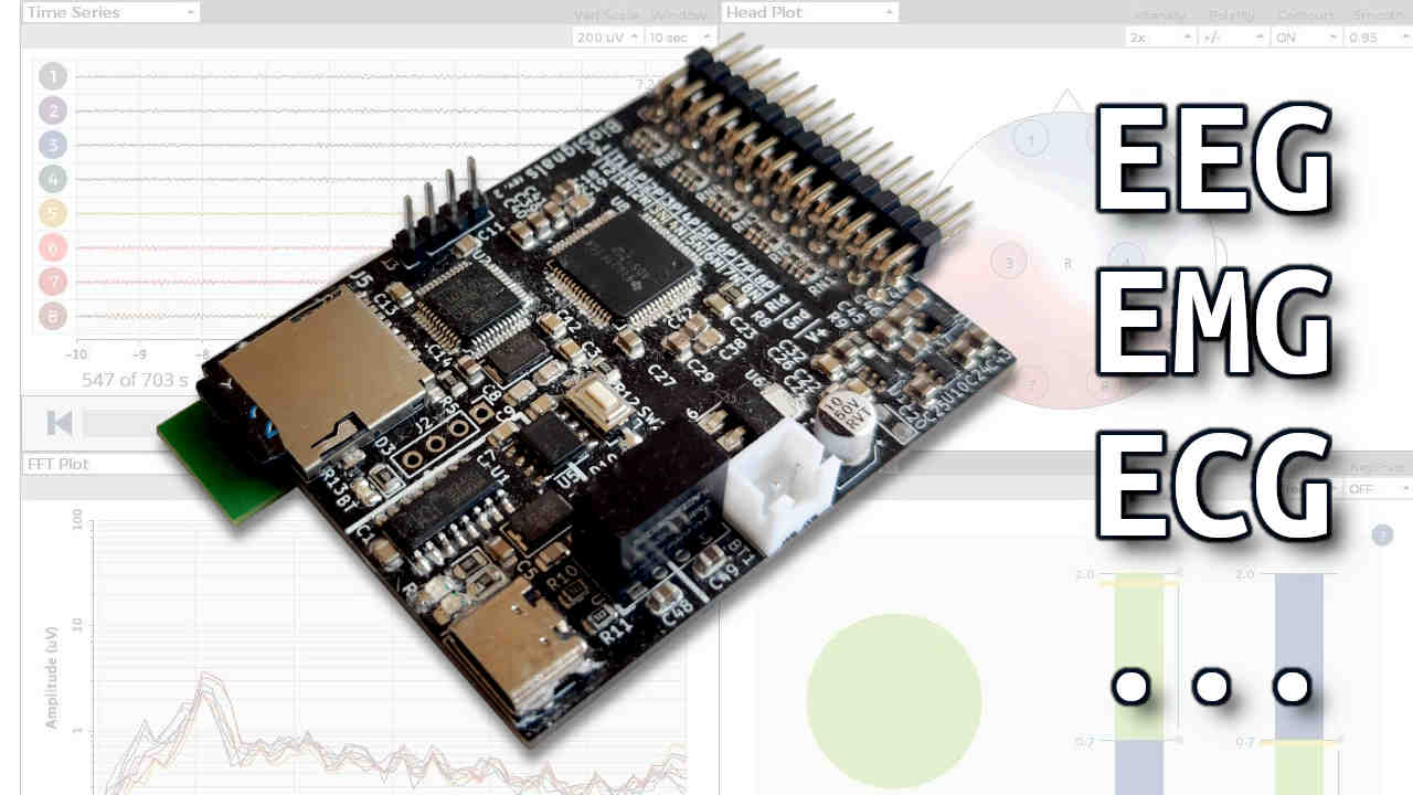 BioSignals - Multi-Channel Bio-Sensing Board